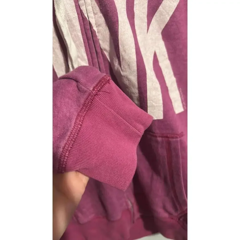 Victoria's Secret Pink Hoodie - Purple and White - Picture 4 of 8
